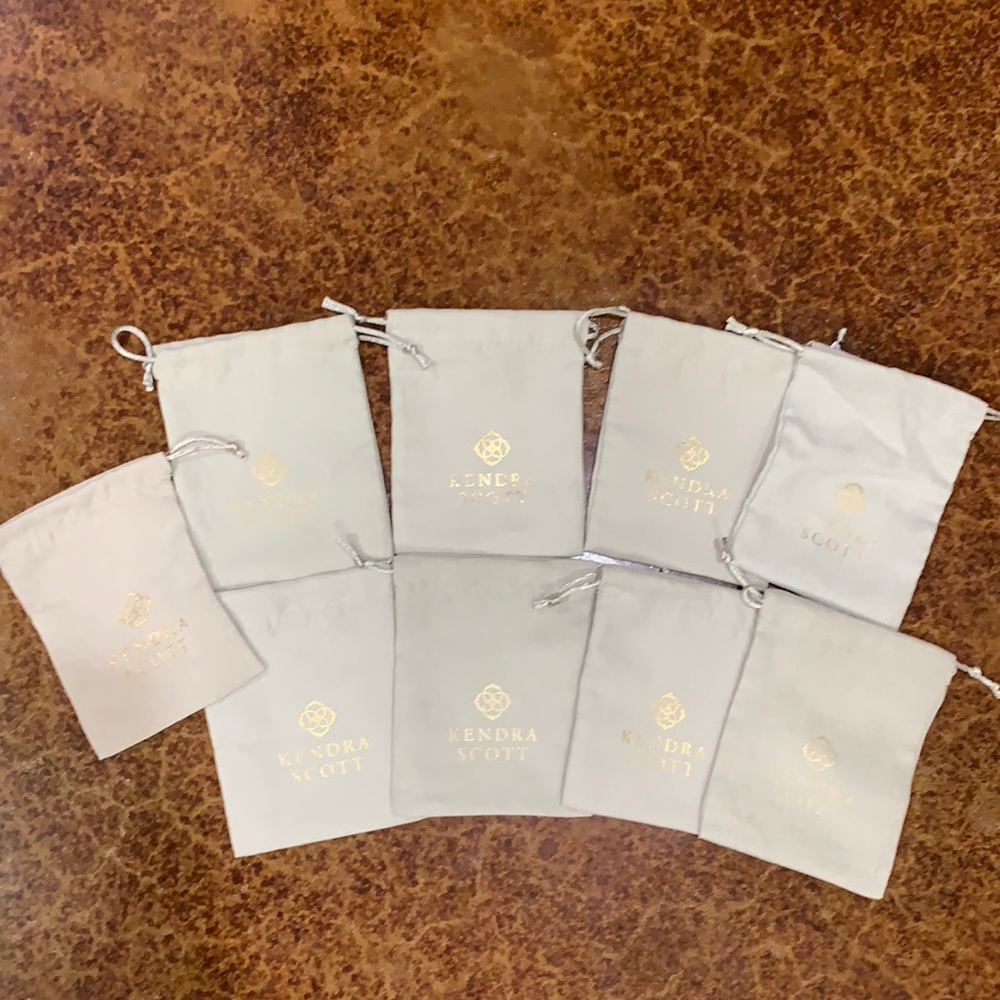Kendra Scott jewelry bags set of 9